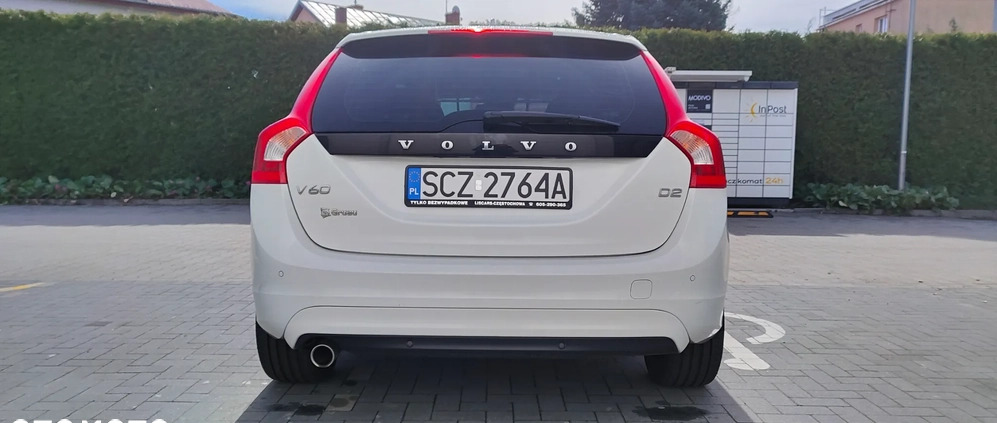 Volvo V60 cena 63900 przebieg: 149500, rok produkcji 2018 z Częstochowa małe 436